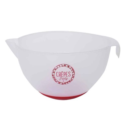 Non Communiqué Transparent Bol Mélangeur "Chandeleur" 3L