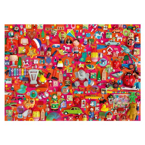 Schmidt - Puzzle Shelley Davies : Jouets vintage, 1000 pièces