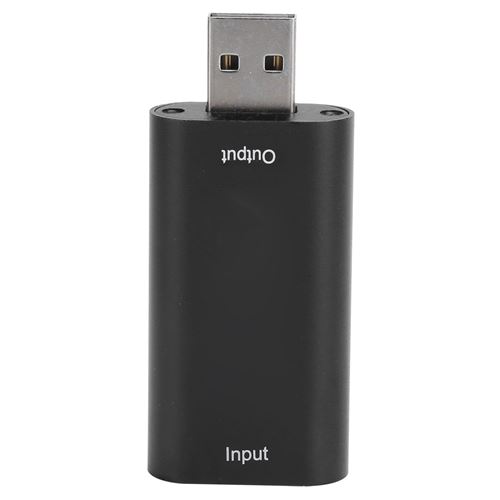 Carte de capture vidéo HDMI 4K vers USB2.0 noir
