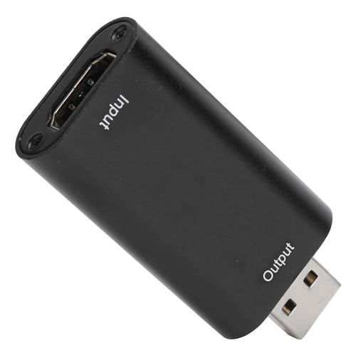 Carte de Capture Vidéo / Audio HDMI vers USB 2.0 Full HD / 4K UHD, LinQ -  Noir pour Streaming, Diffusion en direct - Français