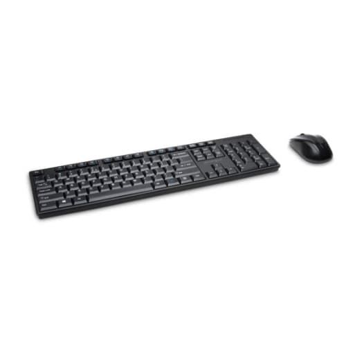 Kensington Pro Fit Low-Profile Desktop Set - Toetsenbord en muis set - draadloos - 2.4 GHz - Belgisch