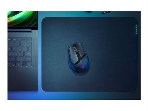 Razer Basilisk Mobile - Souris - ergonomique - pour droitiers - optique - 10 boutons - filaire, sans fil - Bluetooth, USB, 2.4 GHz - récepteur sans fil USB HyperSpeed