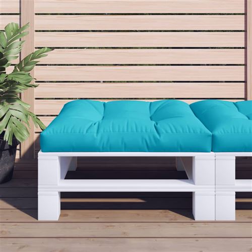 VIDAXL - Coussin de palette - 80x80x12 cm - Turquoise - Image 2