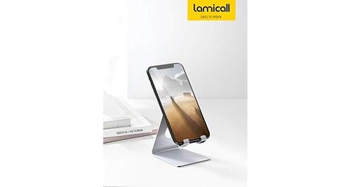 Lamicall Support Téléphone Réglable, Dock Téléphone - Pliable