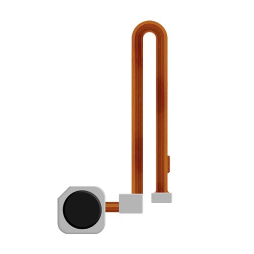Bouton Home pour Xiaomi Redmi Note 8 de Remplacement avec Nappe de connexion Noir Clappio
