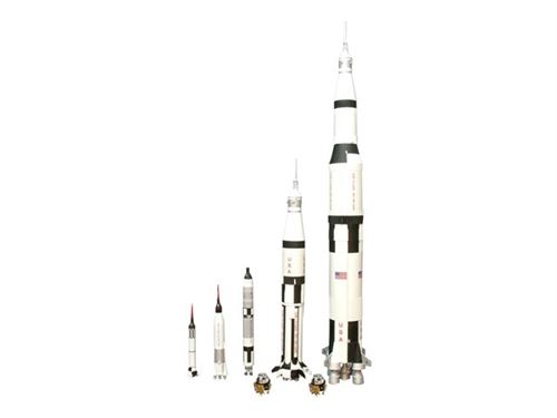 Round 2 Amt - Man In Space Rocket Set - Blanc