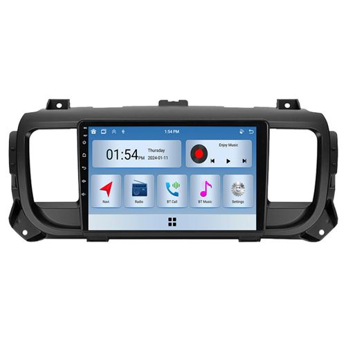 Autoradio RoverOne® Bluetooth CarPlay 2 Din 6Go RAM 128Go ROM pour Citroen Jumpy 3 for Peugeot Expert 3 2016-2021