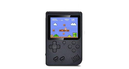 Consoles de jeux vidéo portable noir 400 en 1 rétro 3 pouces 8 bit cadeau pour enfants