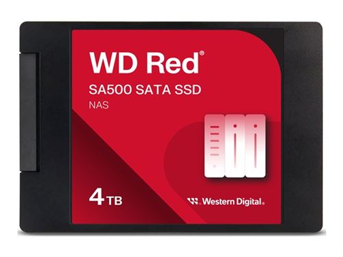 Non Communiqué Wd Red Sa500 Wds400t2r0a - Ssd - 4 To - Interne - 2.5" - Sata 6Gb/S