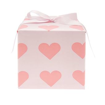 6 pièces Papier d'emballage cadeau aléatoire à motif cœur et