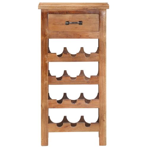 vidaXL Casier à bouteilles 40x30x80 cm Bois d'acacia massif