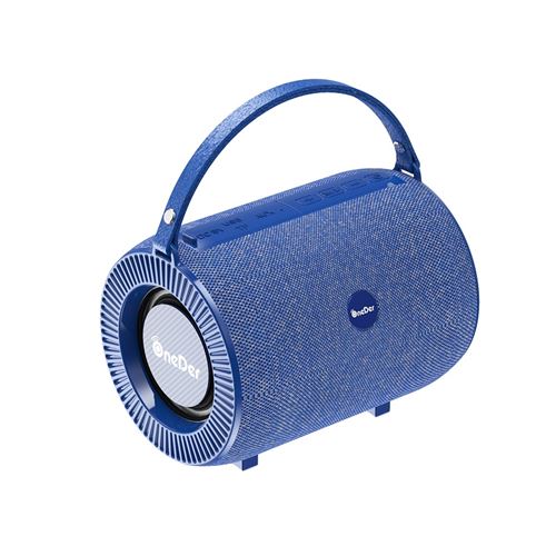 Enceinte Bluetooth OneDer V3 Sans Fil Portable Bleu
