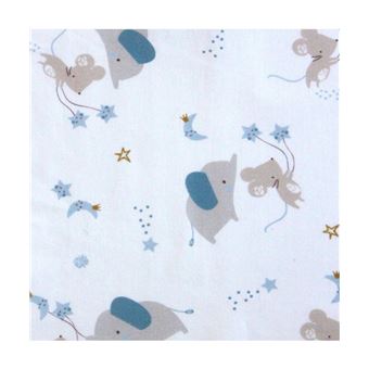 Écharpe L'Originale JPMBB - BLEU PAON, Eléphant - Bleu Gris