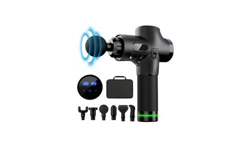  Affichage lcd profession pistolet de massage pour douleur musculaire exercice relaxation minceur mise en forme 