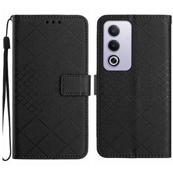 Coque pour Oppo A74 5G/A54 5G en Cuir PU Antichoc à Rabat Portefeuille