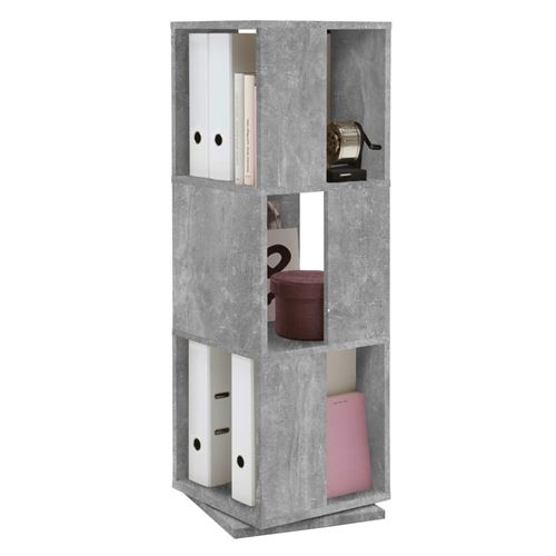 FMD Classeur rotatif ouvert 34 x 34 x 108 cm Béton