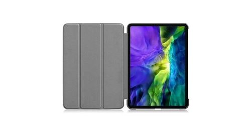 Housse Tablette Toproduits Coque résistante smart noir pour apple ipad air 4  10. 9 2020 + 3 films de protection en verre trempé avec stylet®