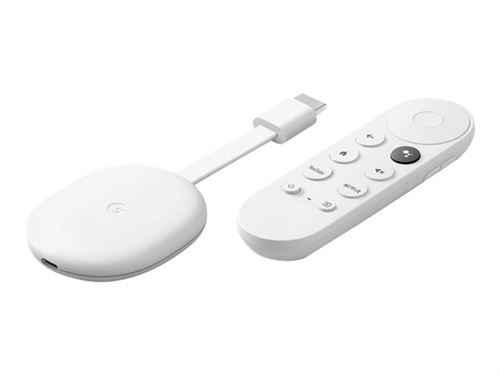 Google Chromecast Avec Google TV - Lecteur Av - 4K UHD (2160P) - 60 Pi/S - Hdr - Neige