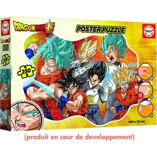 Non Communiqué Multicolore Puzzle - Educa - 250 Poster Puzzle Dragon Ball