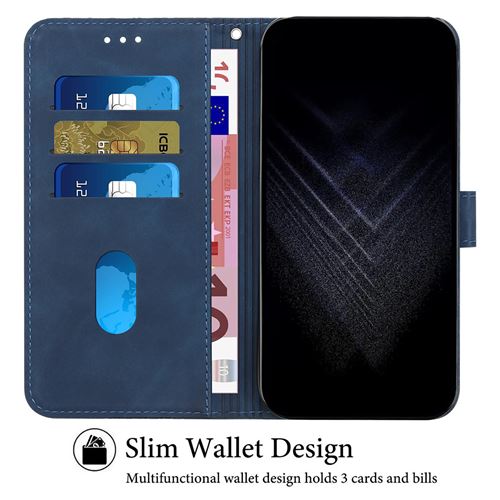 Étui Portefeuille En Cuir PU Pour Xiaomi Poco F7 - Rabat Magnétique, Emplacements Pour Cartes Et Support Intégré, Vert