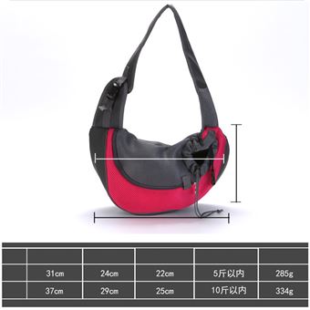 Sac de Transport Bandoulière Chien FONGWAN Réglable pour