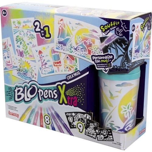 Non Communiqué Multicolore Atelier De Dessin Sur Mug 9 Pochoirs
