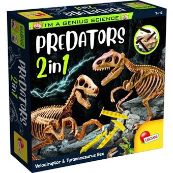 Génius Science - Jeu scientifique - Predators 2 en 1 - A creuser et à construire - 1