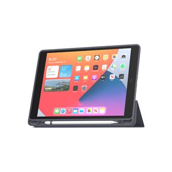MW Folio Slim Skin compatible iPad 10.2 (2019/20/21 - 7/8/9th gen) Bleu