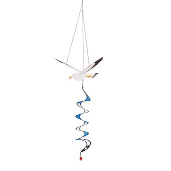 Girouette Mouette Elliot ELGIM – Blanc, Hauteur 70 Cm, Fibre De Verre Et Polyester