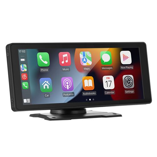 Autoradio Gearelec Portable 10 pouces avec Carplay Android Auto WiFi Bluetooth FM