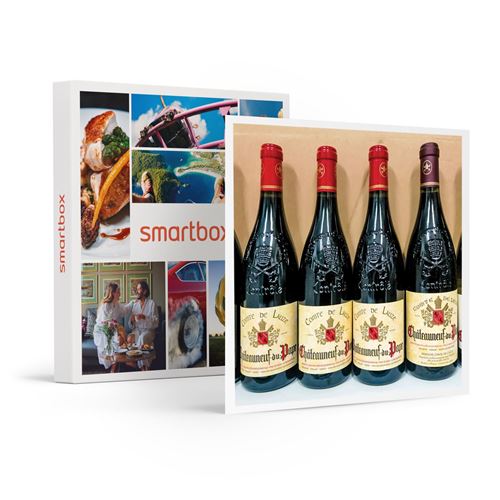 SMARTBOX - Coffret Cadeau Assortiment de 6 bouteilles de châteauneuf-du-pape livré à domicile-Gastronomie