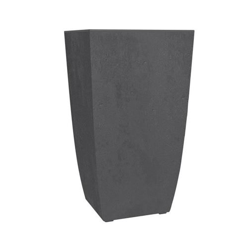 Non Communiqué Gris Anthracite Bac À Fleurs Carré Haut Eda Diva Basalt 42 L