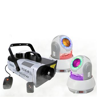 IBIZA LIGHT - Machine à fumée 900w LSM900W + 10 Litres de produit