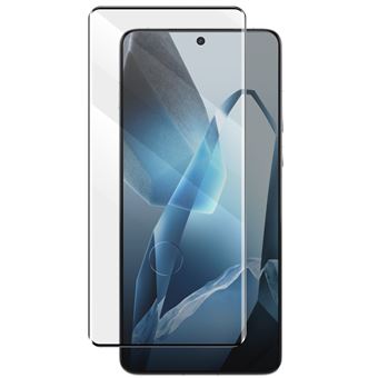 Verre Trempé pour OnePlus 13 Dureté 9H Anti-rayures Contour Incurvé iMak Noir - 1