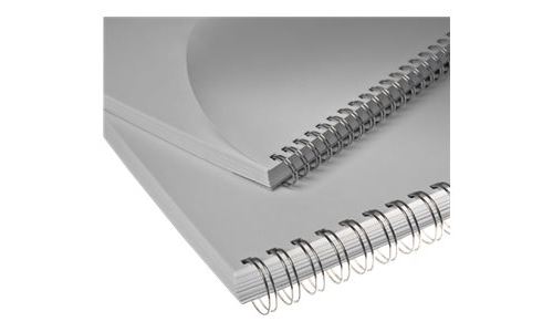 Renz - 19 mm - 23 anneaux - A4 (210 x 297 mm) - argent brillant - 50 unités fil de ligature - pour Office line 2:1