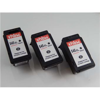 vhbw 3x cartouches rechargée pour Canon Pixma IP2820, MG2440, IP-2850, IP2850, MG-2450, MG2400, MG2450 imprimante - Set noir - 1
