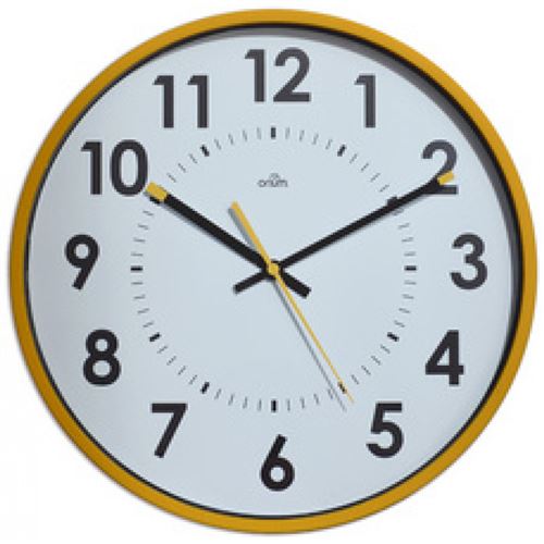 Horloge murale 30cm argent quartz - RETIF