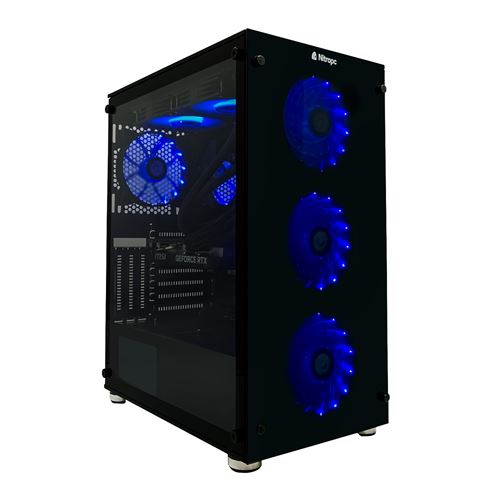 PC Gamer Nitropc Extrême Bronze v2 - AMD Ryzen 5 5600X, RTX 4060 8GB, RAM 32GB, M.2 1TB, Win11, WiFi