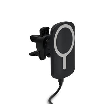 Support Chargeur Magnétique Voiture UGREEN 2 En 1 Qi 15W Compatible MagSafe IPhone 16 à 12 - Ventouse Et Grille D'aération