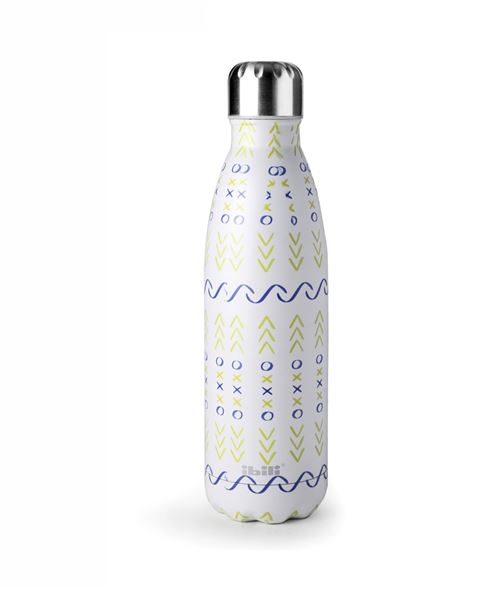 Non Communiqué Blanc Bouteille Isotherme Double Paroi 500 Ml Olatu