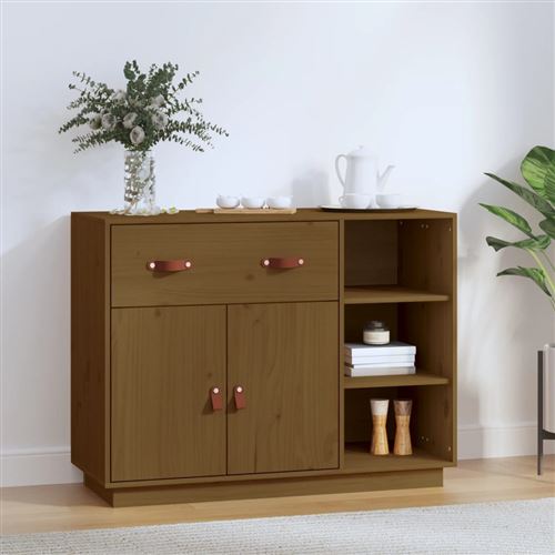Vidaxl Marron Buffet - Miel - Image 3