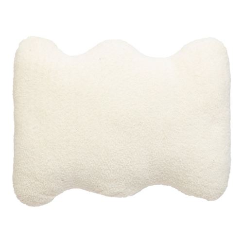 Non Communiqué Blanc Atmosphera Créateur D'intérieur - Coussin Déco Imitation Fourrure "Wavy Bliss" 35X48cm