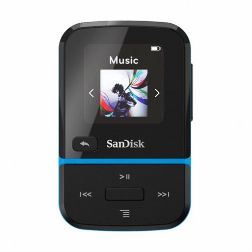 SanDisk Clip Sport Go - Lecteur numérique - 32 Go - bleu