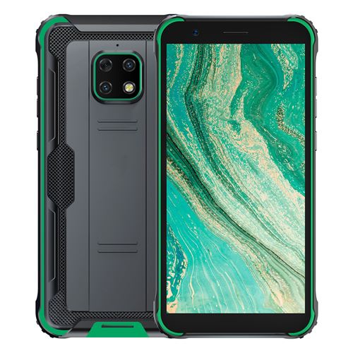Téléphone Robuste 5,7 Smartphone Antichoc Android 11 Durci Étanche IP68 Vert YONIS