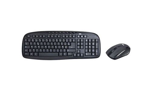Pack Clavier - Souris Sans Fil We Deluxe (Noir)
