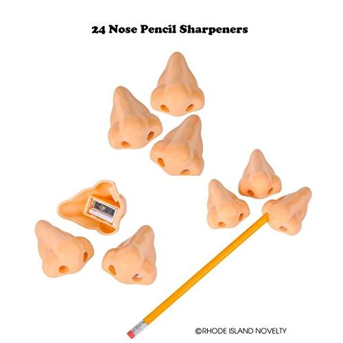 Taille-crayons en forme de nez, 12 pièces, par Rhode Island Novelty