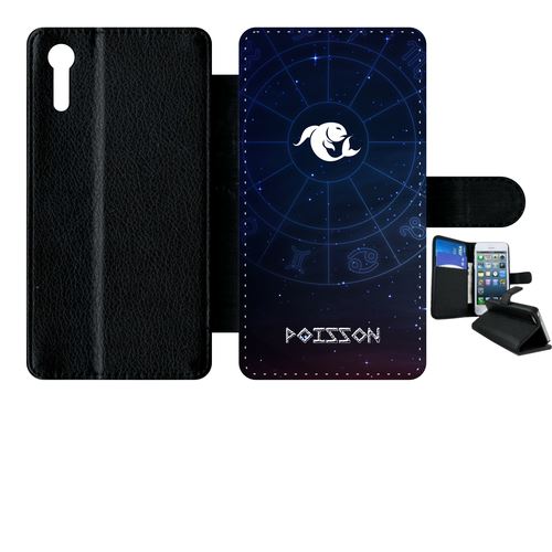 Etui À Rabat Sony Xperia Xz Signe Astrologique Poisson