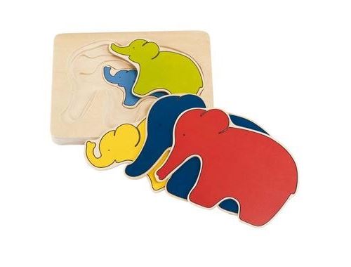 Puzzle En Bois Bébé 6 Pcs Jouet Premier Age 1 An +