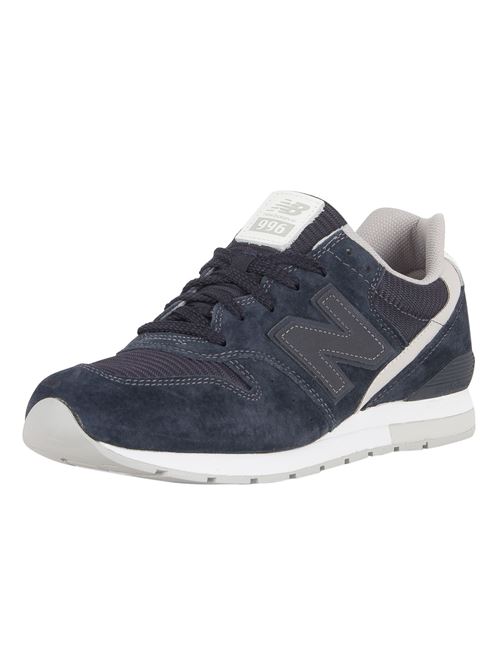 New Balance Homme 996 Baskets en daim, Bleu