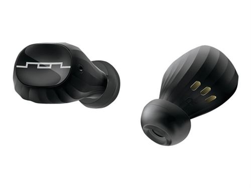 SOL REPUBLIC Amps Air 2.0 - Véritables écouteurs sans fil avec micro - intra-auriculaire - Bluetooth - noir